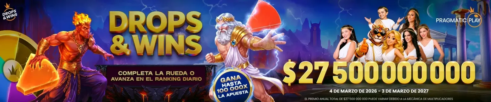 Banner Drops & Wins